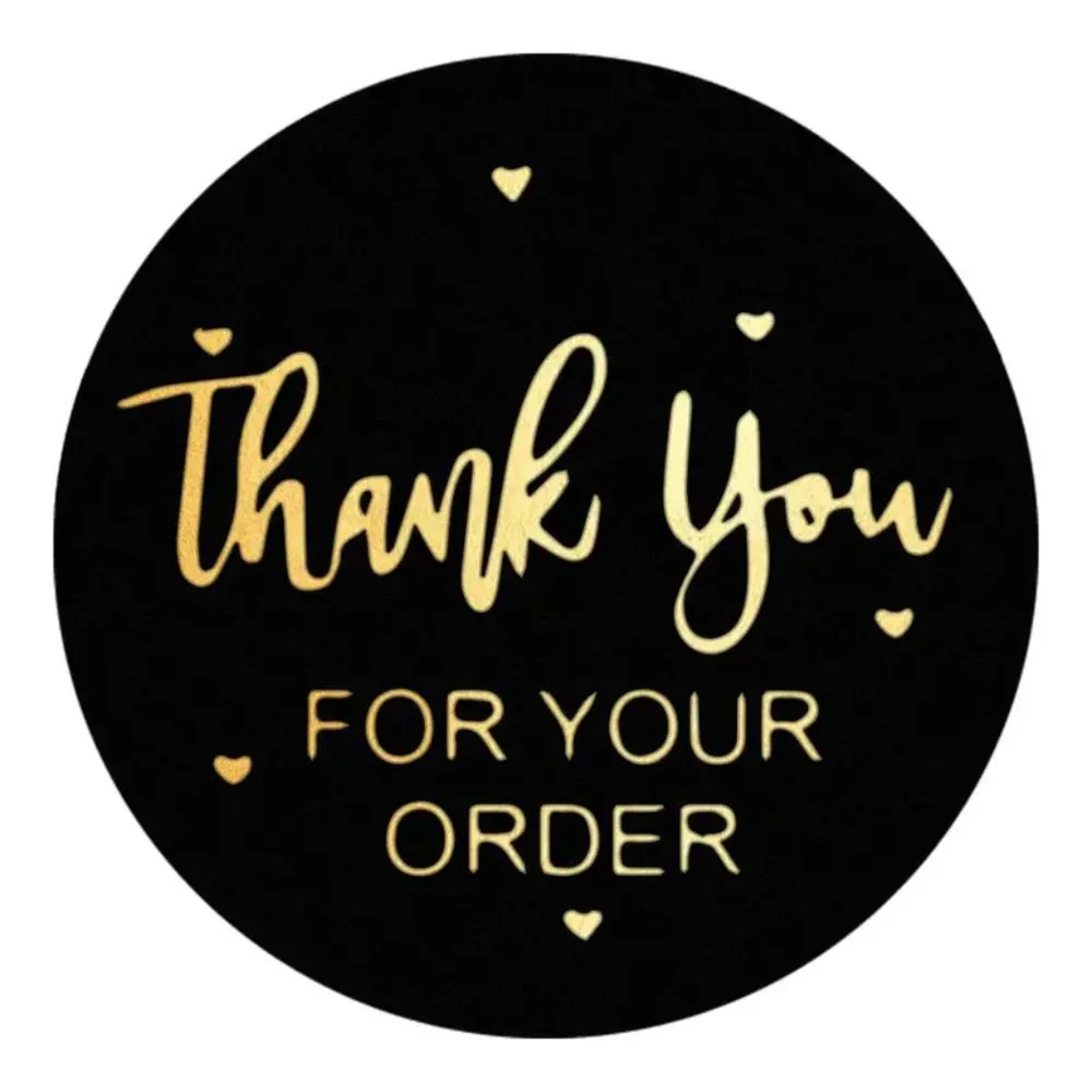 500 Thank You Stickers